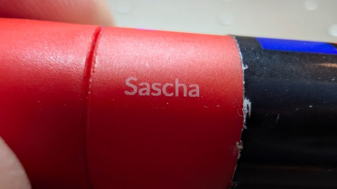 UV-Laser auf Kunststoff