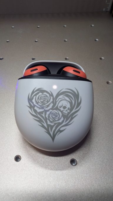 UV-Laser auf Kunststoff