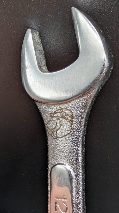 Infrarotlaser auf Werkzeug